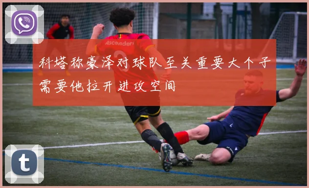 科塔称豪泽对球队至关重要大个子需要他拉开进攻空间